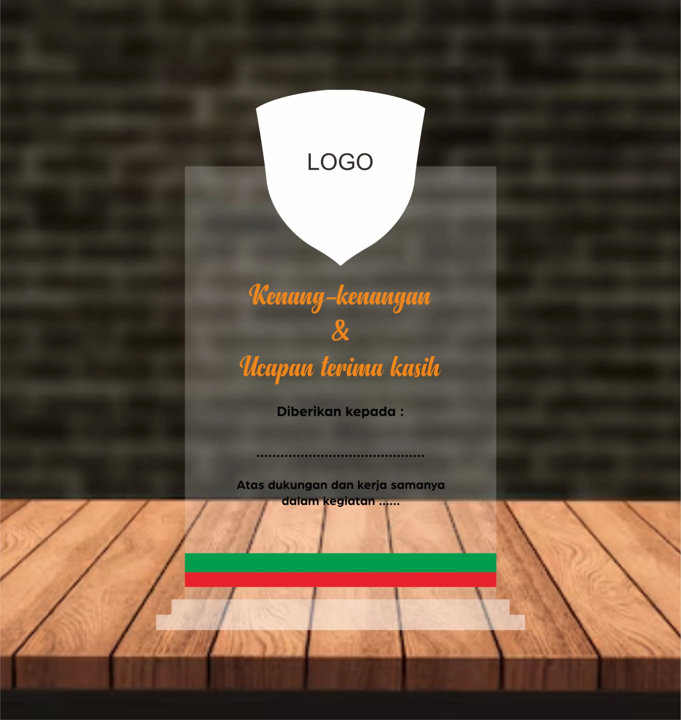 Plaque/Plakat TEMPLATE 006