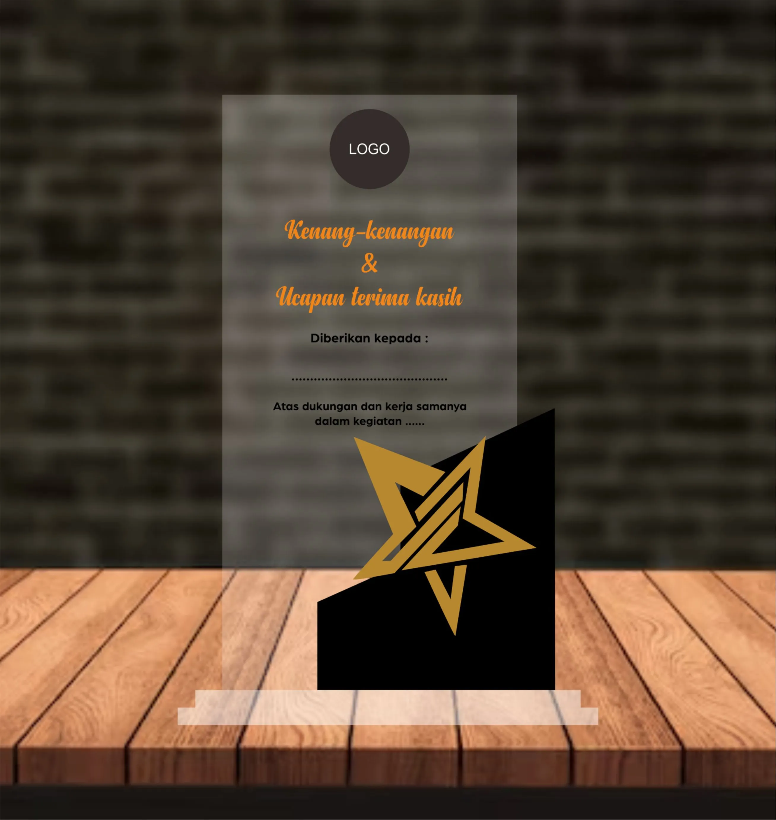 Plaque/Plakat TEMPLATE 004