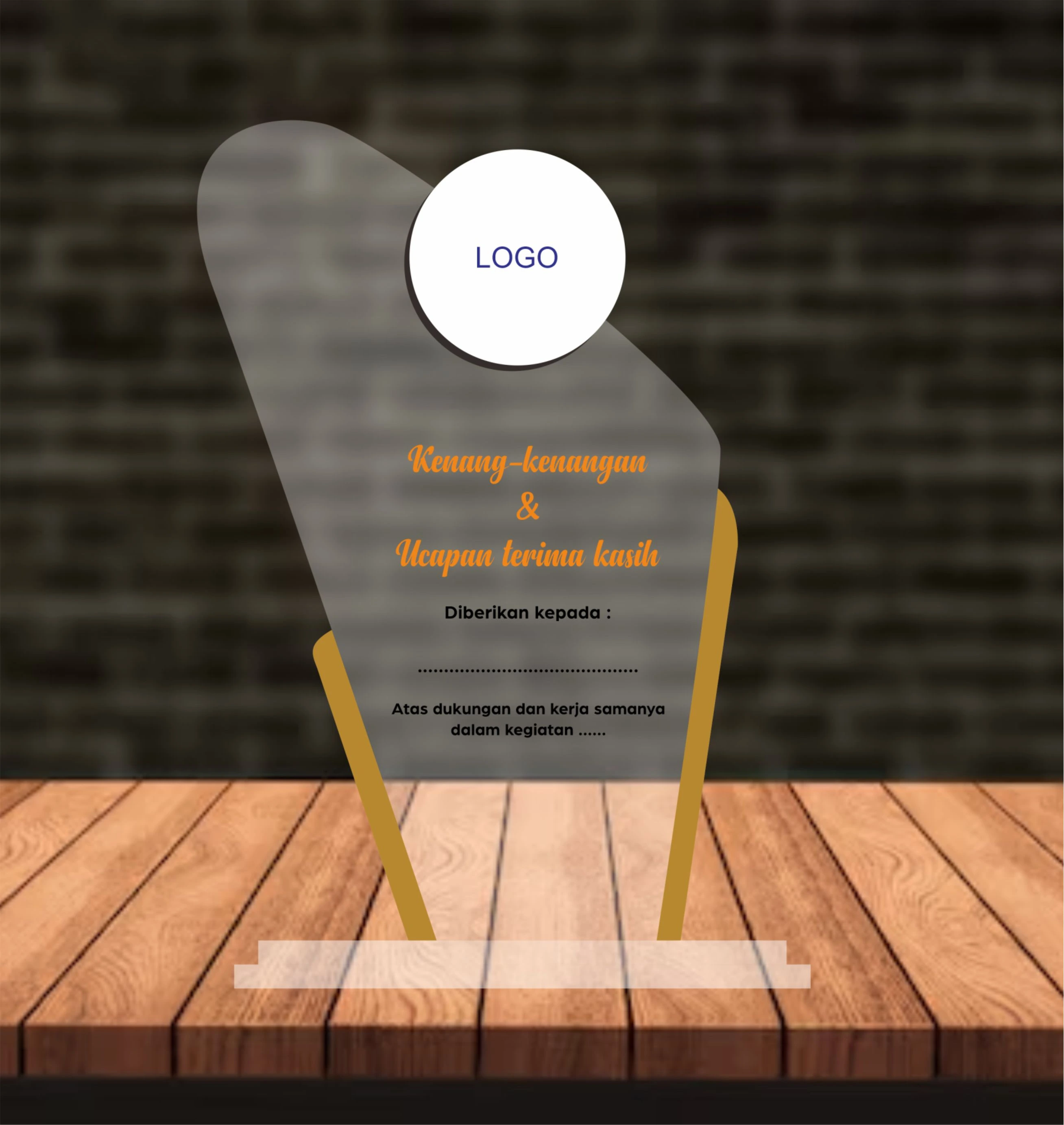 Plaque/Plakat TEMPLATE 018