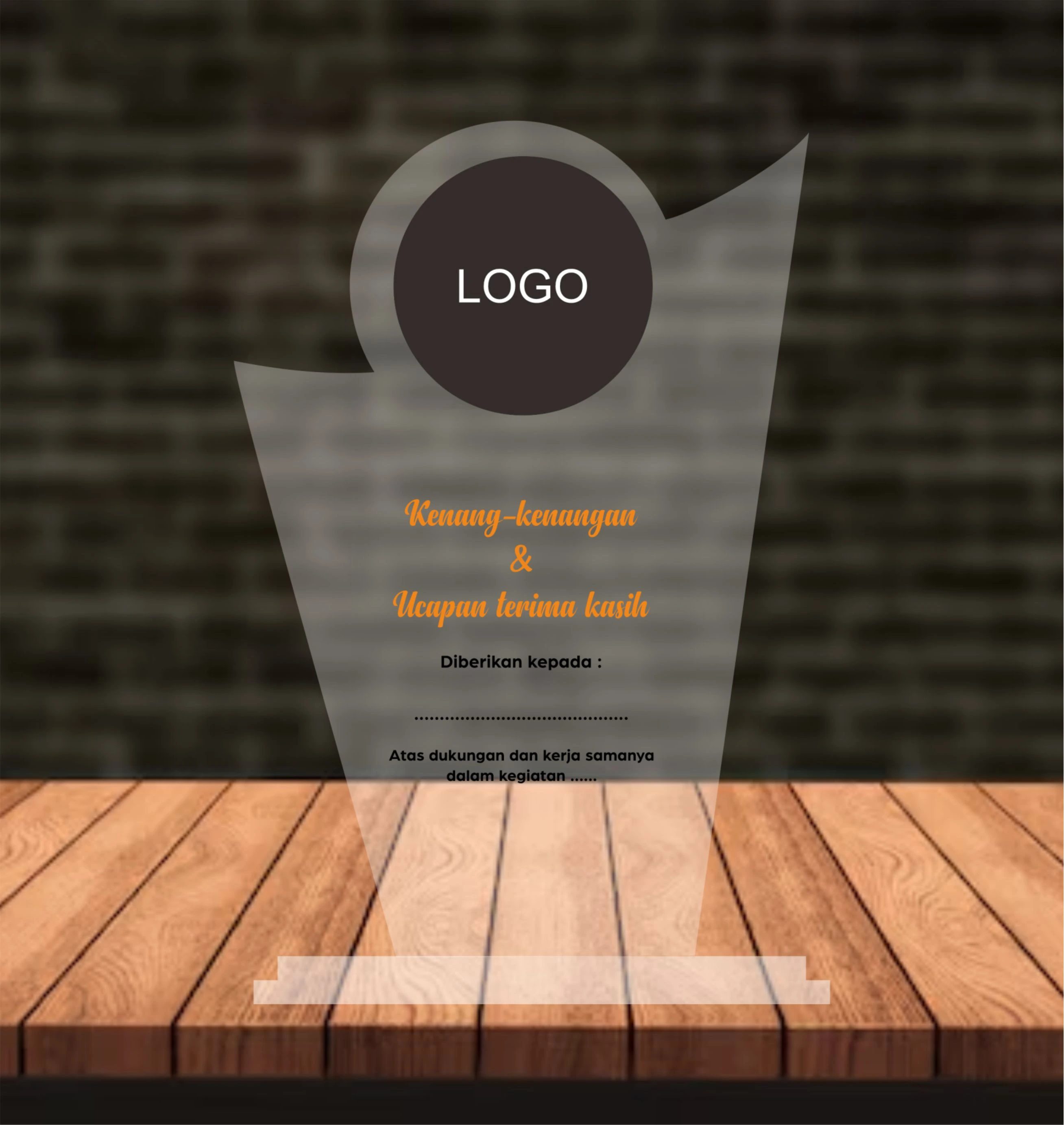 Plaque/Plakat TEMPLATE 010