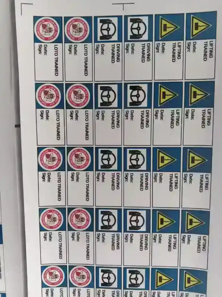 Stickers Keamanan